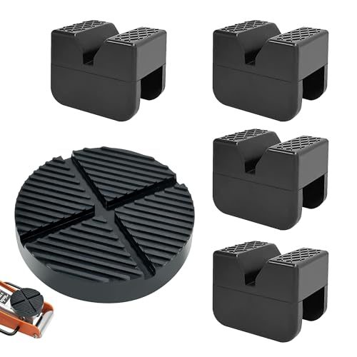 TONDA Jack Stand Pads 4 Pack with Floor Jack Pad
